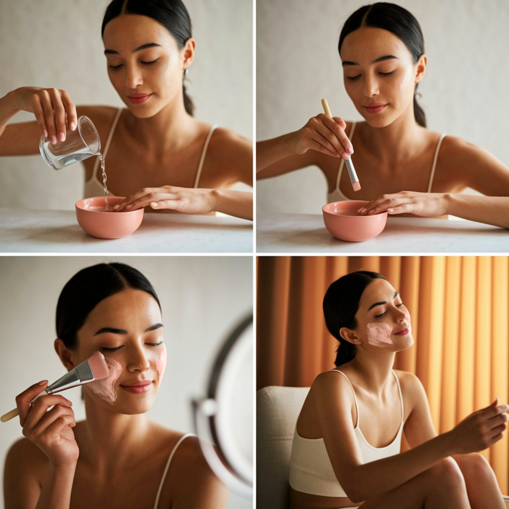 Nivalisva-a-girl-showing-how-to-apply-rose-clay